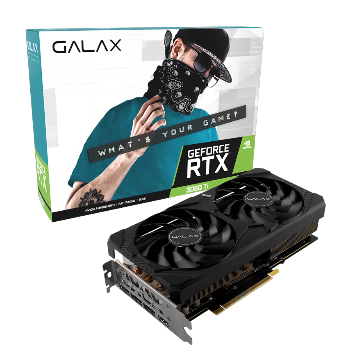 Galax NVIDIA GeForce RTX 3060 Ti 1-Click OC Plus, 8GB